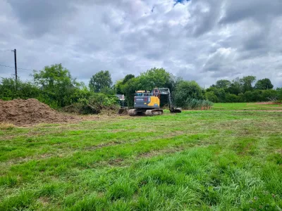 Démarrage travaux de terrassement